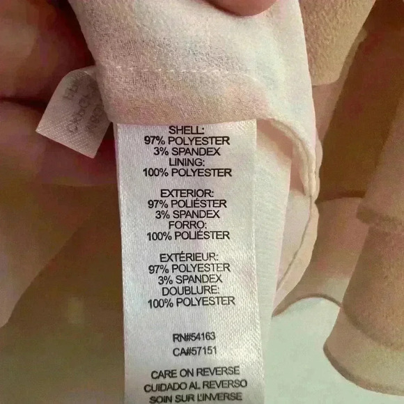 Calvin Klein Blush Pink 3/4 Ruffle Sleeve Blouse- Size Medium- NWT - Picture 4 of 5